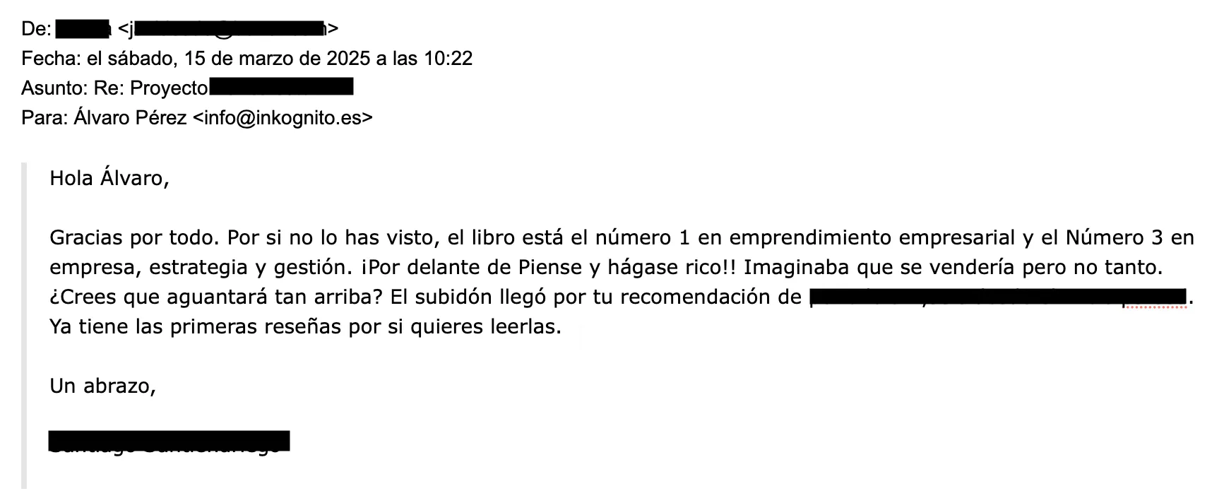 Reseña de libro de negocios escrito por ghostwriter para CEO