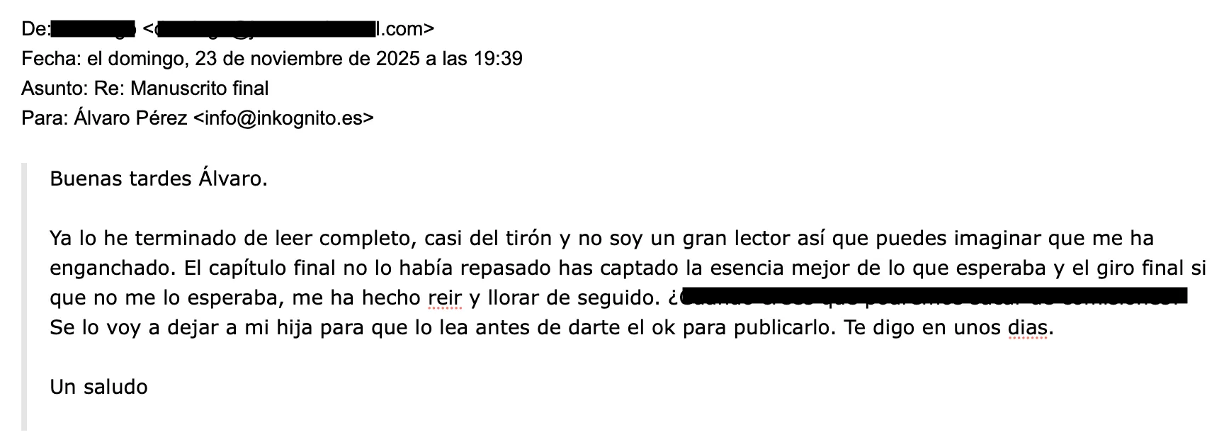 Opinión sobre libro escrito para gerente de empresa familiar